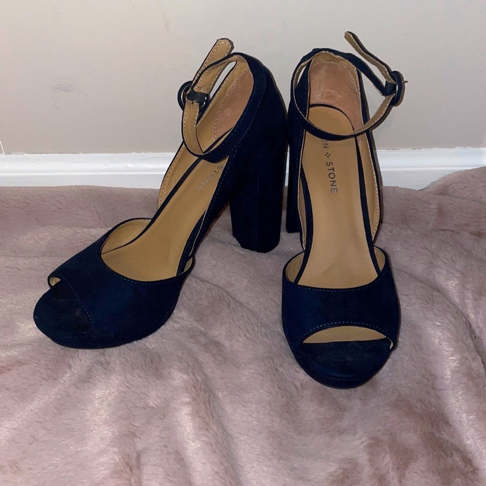 Navy Blue Pumps